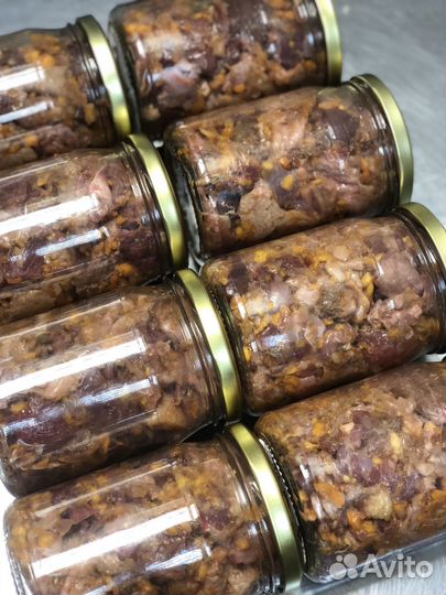 Консервы для собак, натуральный корм для собак