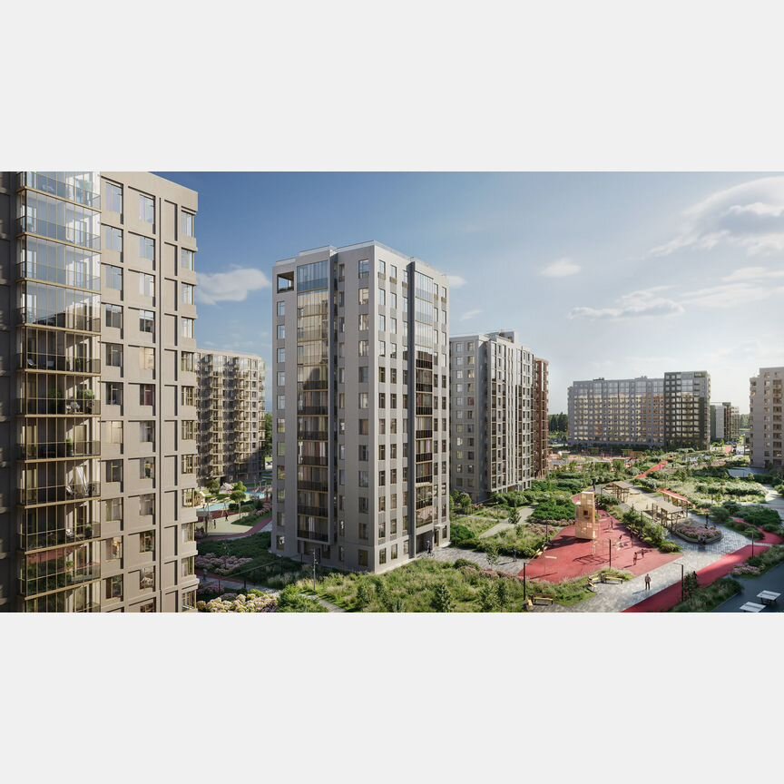 2-к. квартира, 65,8 м², 5/12 эт.