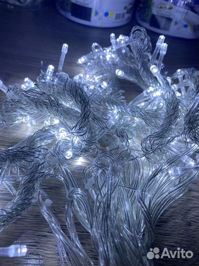 Гирлянда штора занавес