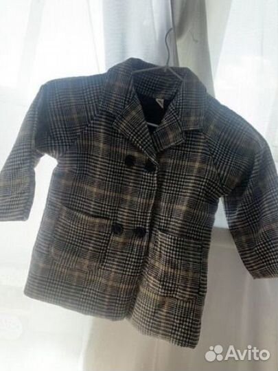 Пальто детское размер 100