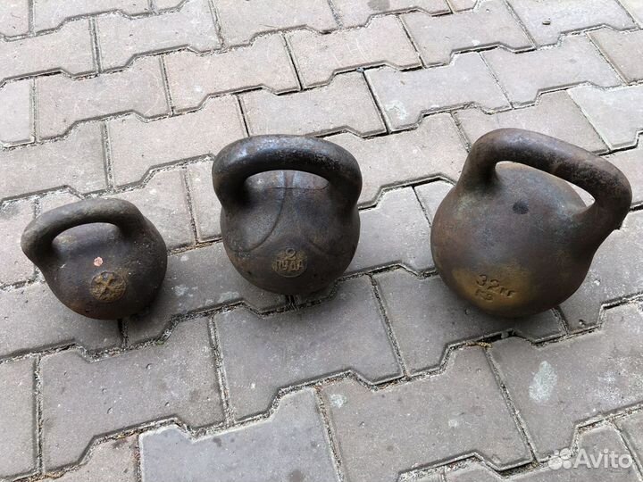 Гиря царская пудовая 2 пуда 32 кг
