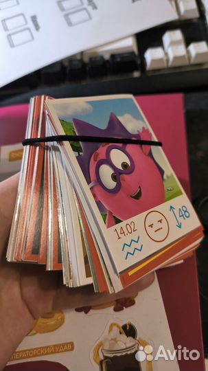 Наклейки panini смешарики