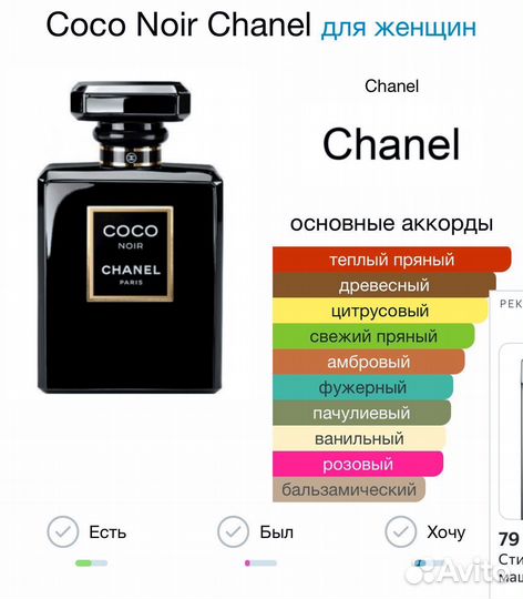 Coco Noir Chanel 35мл