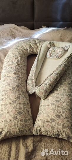 Подушка для беременных + кокон для малыша