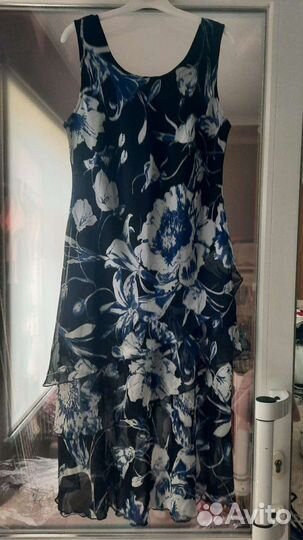 Шифоновое платье новое 46-48, 48-50, 52-54