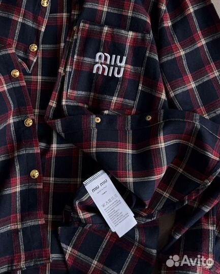 Рубашка miu miu