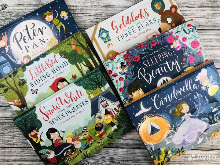 Сказки поп ап на английском языке Pop up Fairytale