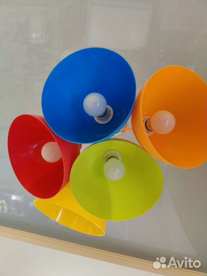 Люстра потолочная бу