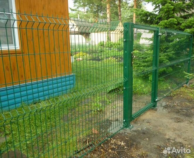 Забор из 3д сетки