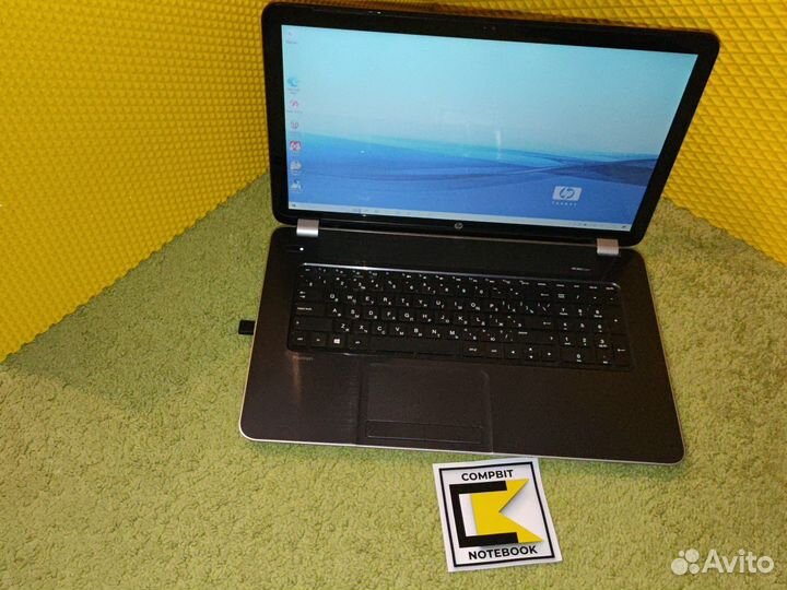 HP офисный 17,3 большой/ssd