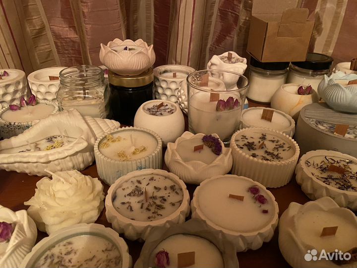 Свечи из соевого воска