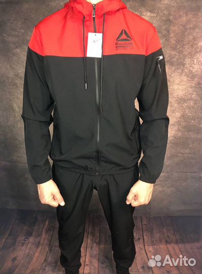 Спортивный костюм мужской Reebok больших размеров