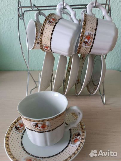 Чайный/кофейный сервиз на 6 персон