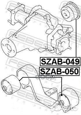 Сайлентблок заднего дифференциала suzuki Grand