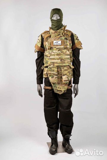 Бронежилет штуромовой комплект / мультикам