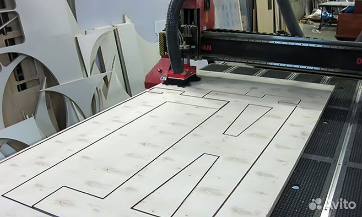 Фрезеровка, раскрой листового материала на станке