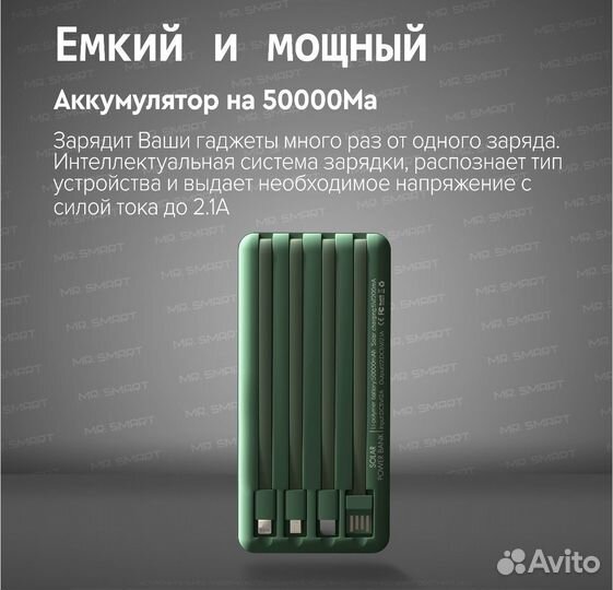 Повербанк 50000мАч