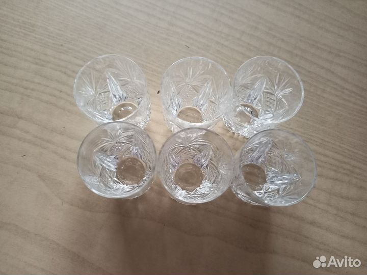 Стопки хрустальные СССР