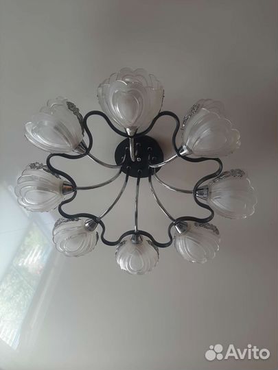 Люстра потолочная подвесная бу