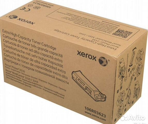 Картридж Xerox 106R03623 на 15000стр для 3330