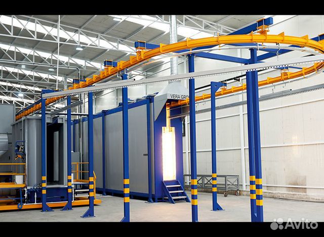 Автоматическая линия порошковой покраски