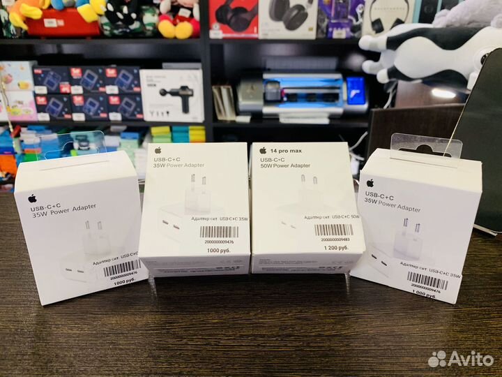 Адаптер питания 20W/35W/50W USB C для Apple новый