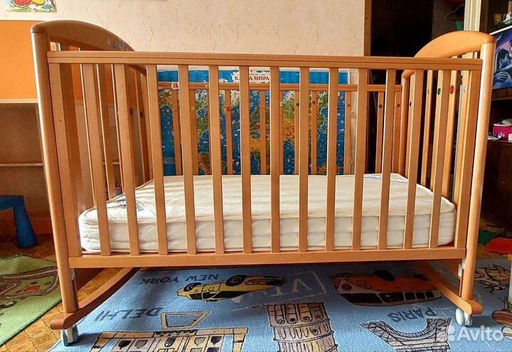 Детская кровать Papaloni + матрас 125 65