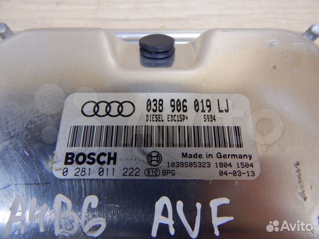 Эбу Volkswagen / Audi 1.9 AVF