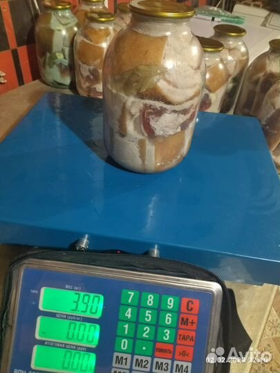 Домашнее соленое сало