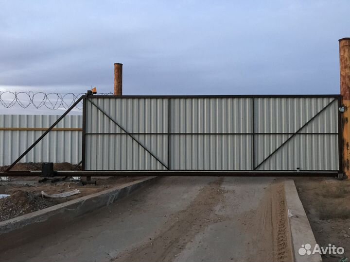 Откатные Ворота Сдвижные 6м