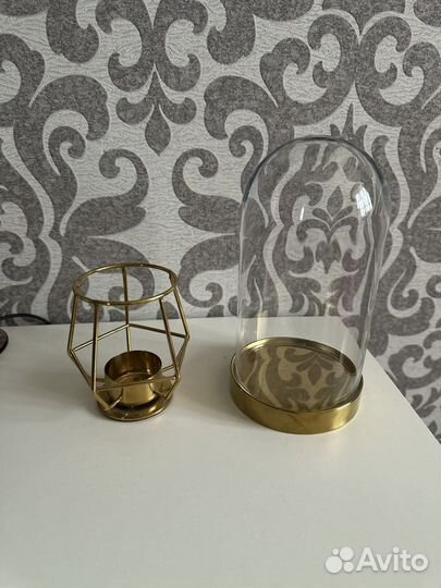 IKEA колба интерьерная и подсвечник