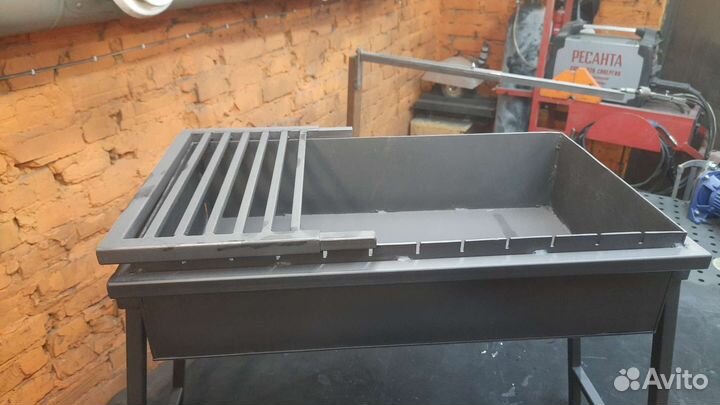 Мангал раскладной с решёткой