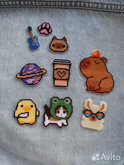 Значки брошь брелок