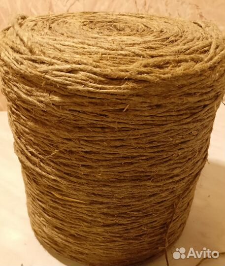 Шпагат из натуральных волокон пеньковый