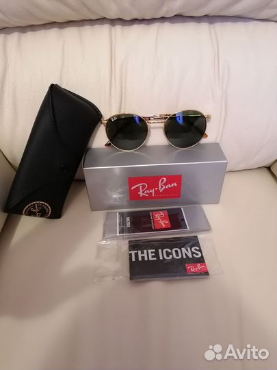Очки ray ban round metal