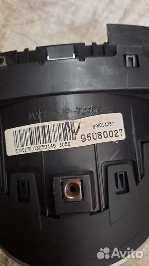 Щиток приборов chevrolet cruze