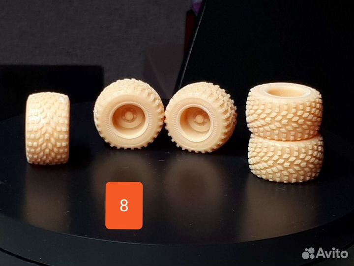 Колеса для сборных моделей 1/43, 1/35