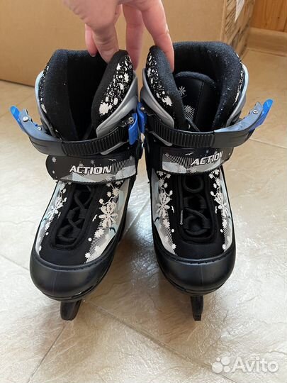 Коньки раздвижные 30-33