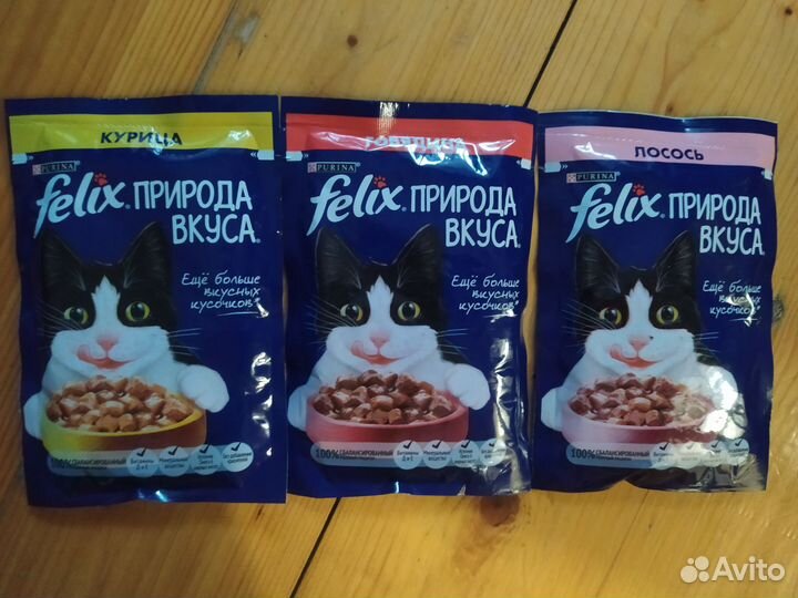 Корм для кошек Феликс