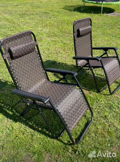 Кресло шезлонг складное(новое)