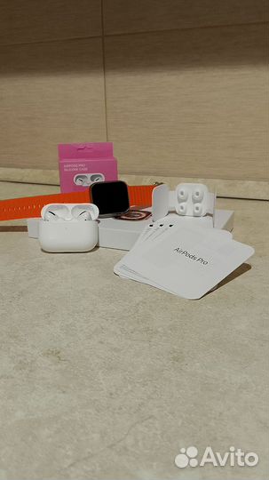 Apple watch ultra+Airpods pro+чехол