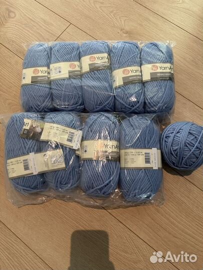 Пряжа YarnArt merino bulky, цвет голубой джинс