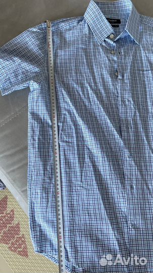 Рубашка мужская Mango в клетку короткий рукав