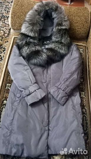 Пуховик, мех песец