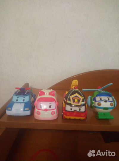 Щенячий патруль Робокар Поли Вспыш и Чудо машинки