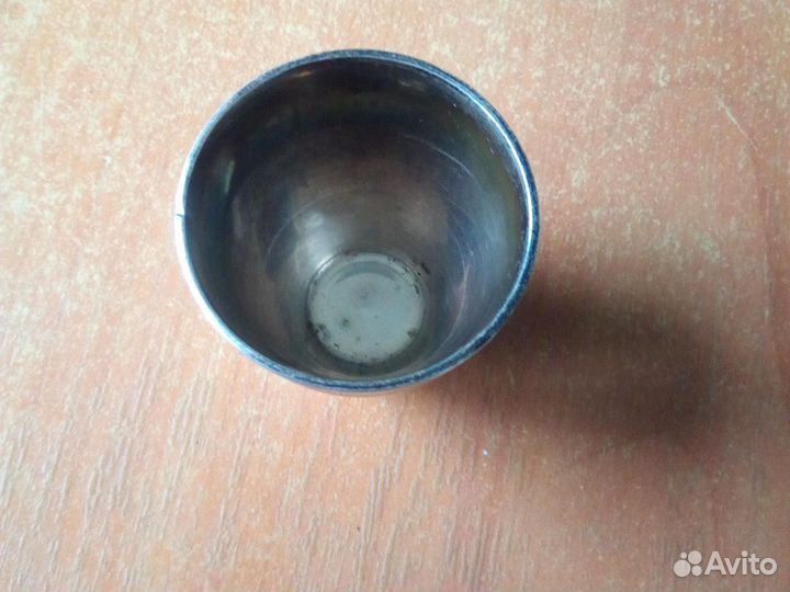 Рюмки стопки мельхиор с посеребрением 6 шт