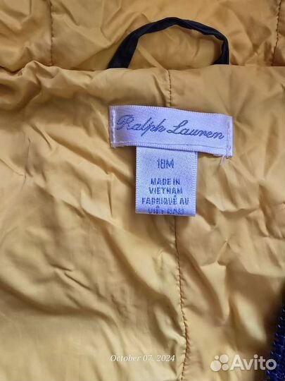 Комбинезон Ralph lauren размер 18М