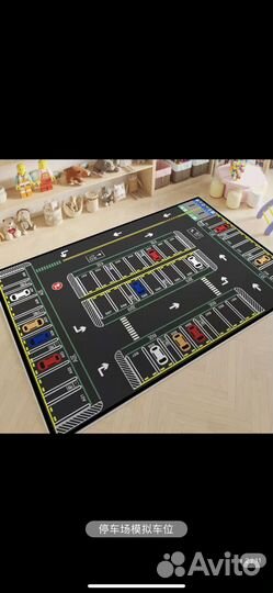 Игровой,развивающий коврик для машин