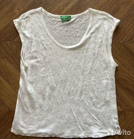 Футболка лён bennetton