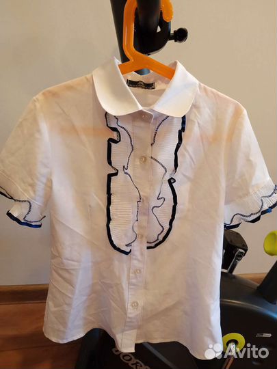 Блузка для девочки школьная